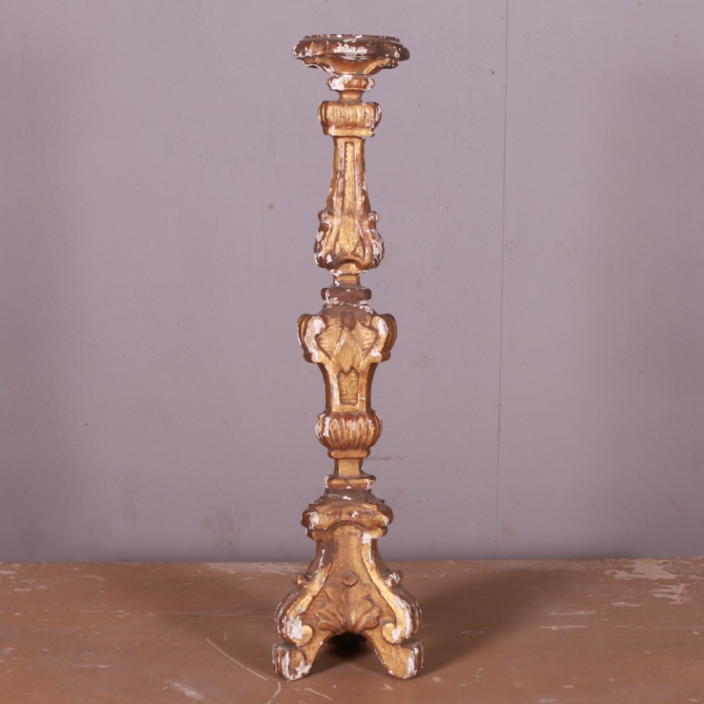 Italian Giltwood Candle Holder