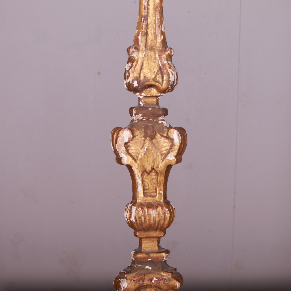 Italian Giltwood Candle Holder View III