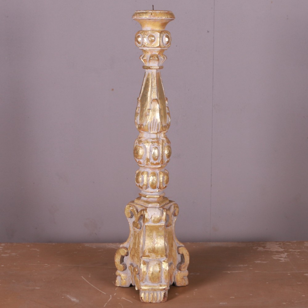 Italian Giltwood Candle Holder