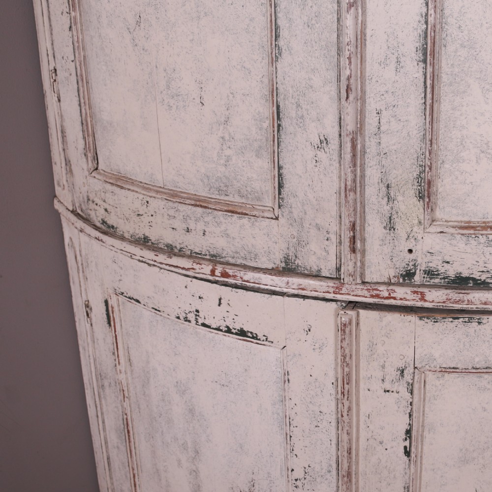 Dutch Bowfront Corner Cupboard View IV