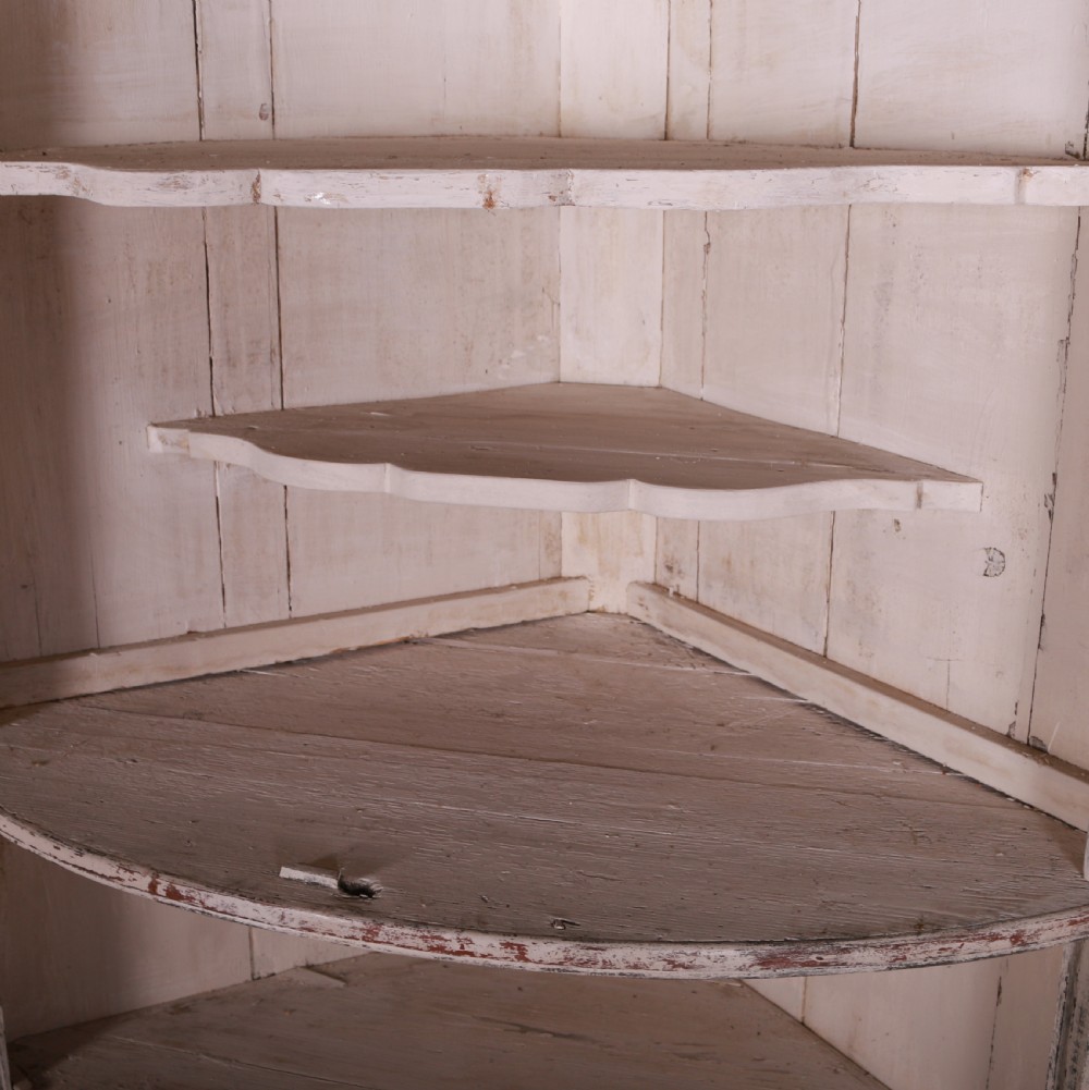 Dutch Bowfront Corner Cupboard View VIII
