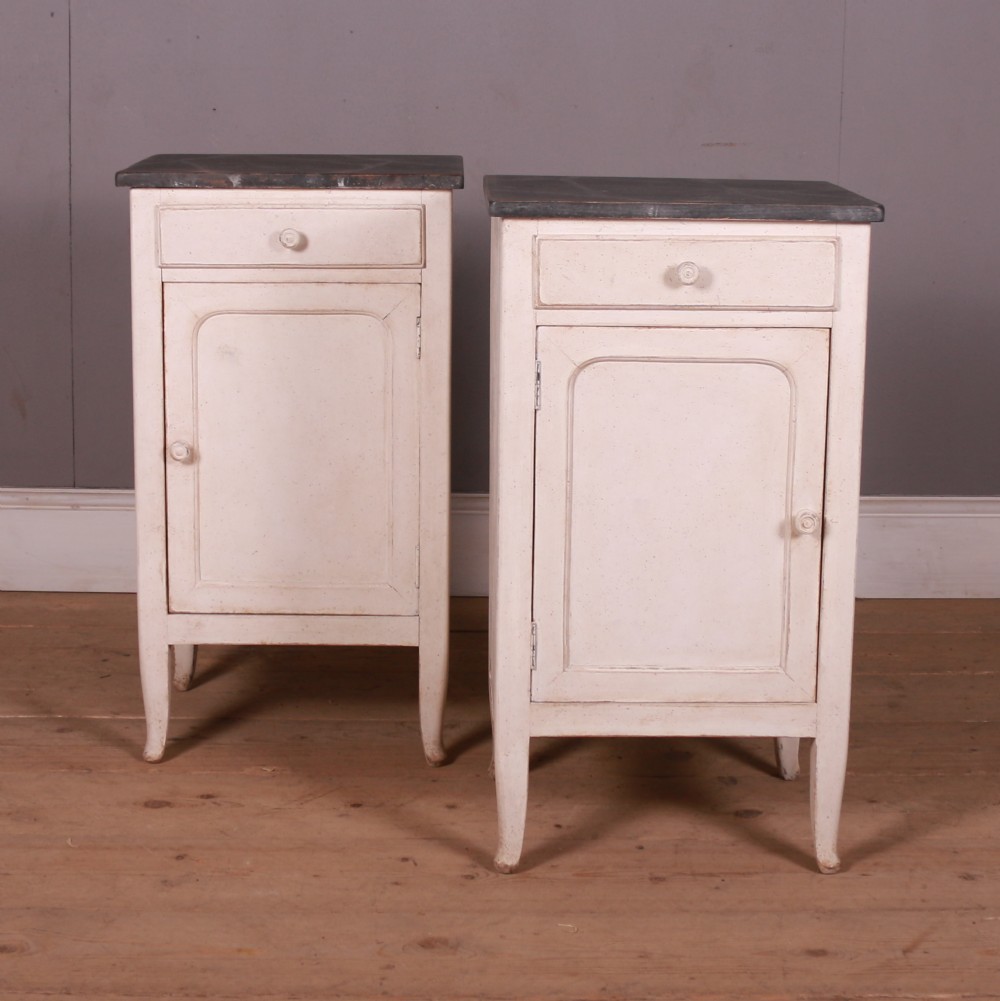 Pair of French Bedside Cupboard