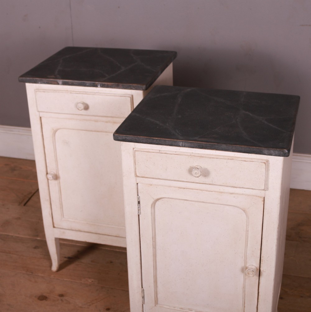 Pair of French Bedside Cupboard View II