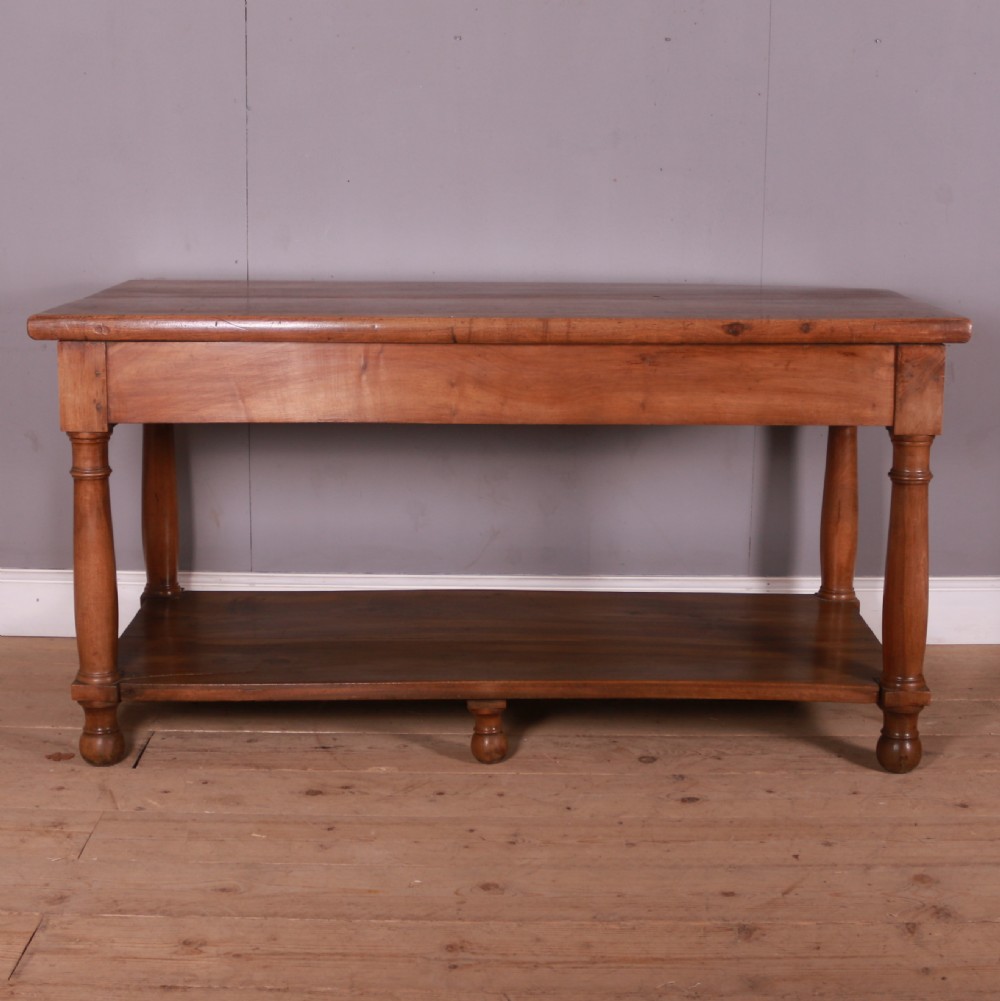 French Walnut Drapers Table View VI