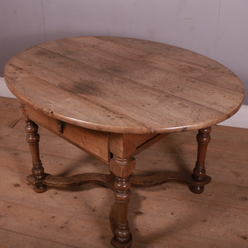 Dutch Oak Lamp Table View VI