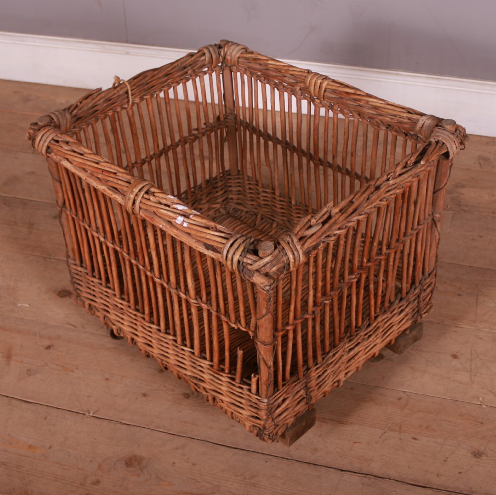 French Twig Log Basket View V