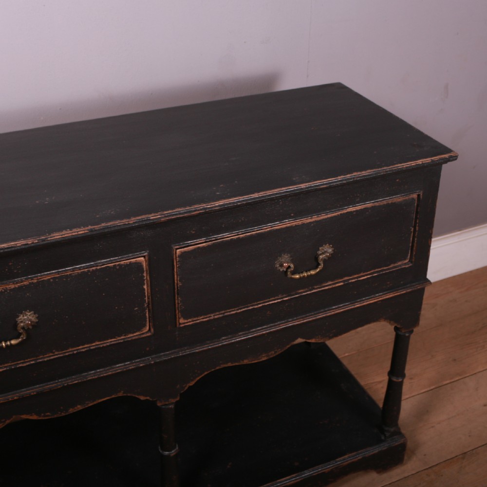 Pair of English Painted Dresser Bases  View X