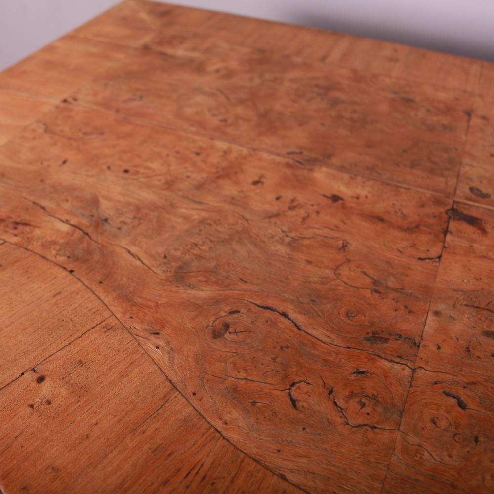 Dutch Elm and Walnut Serpentine Commode View XIII