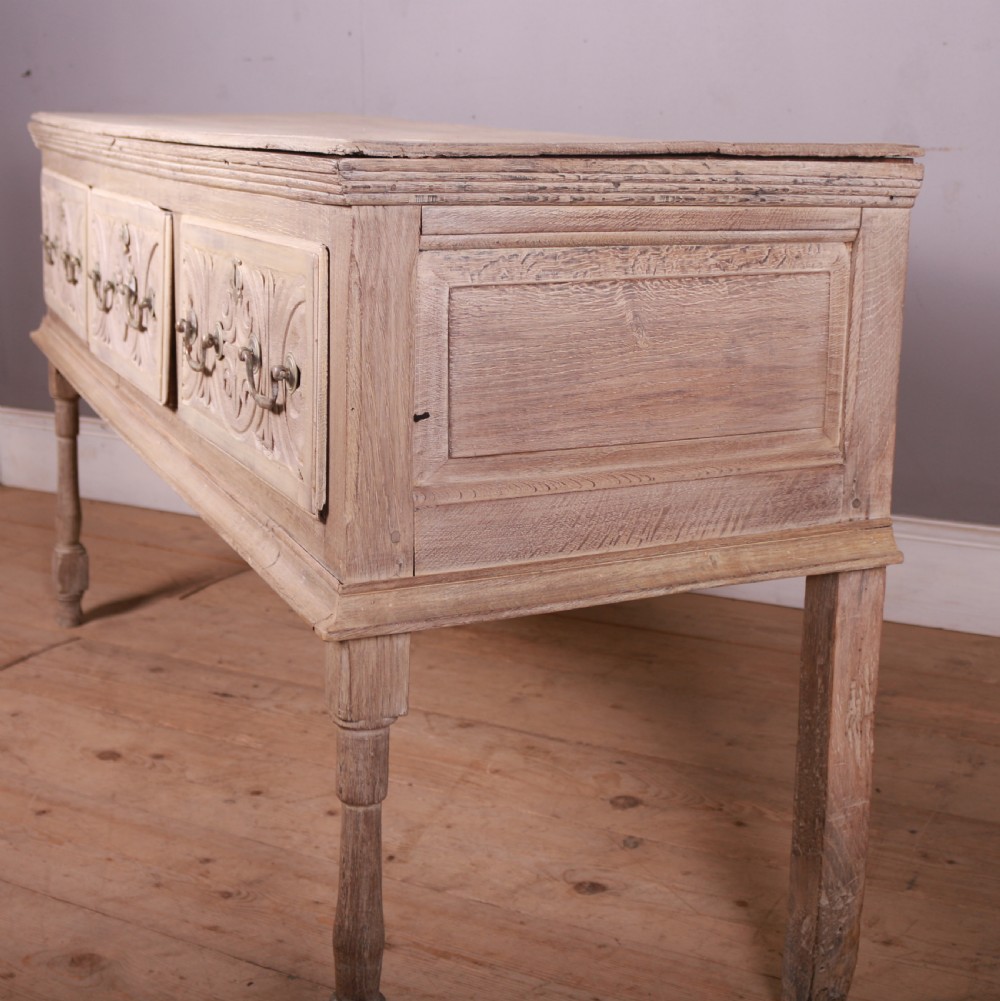 English Bleached Oak Dresser Base View VII