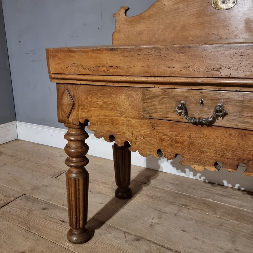 French Oak and Beech Butchers Block View VIII