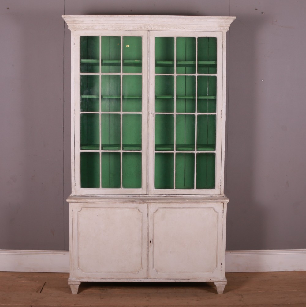 English Painted Bookcase