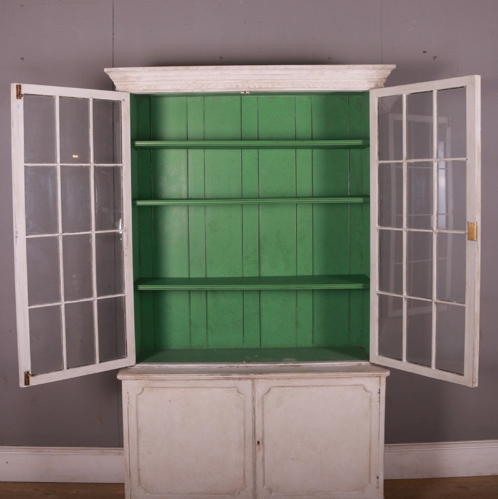 English Painted Bookcase View VII