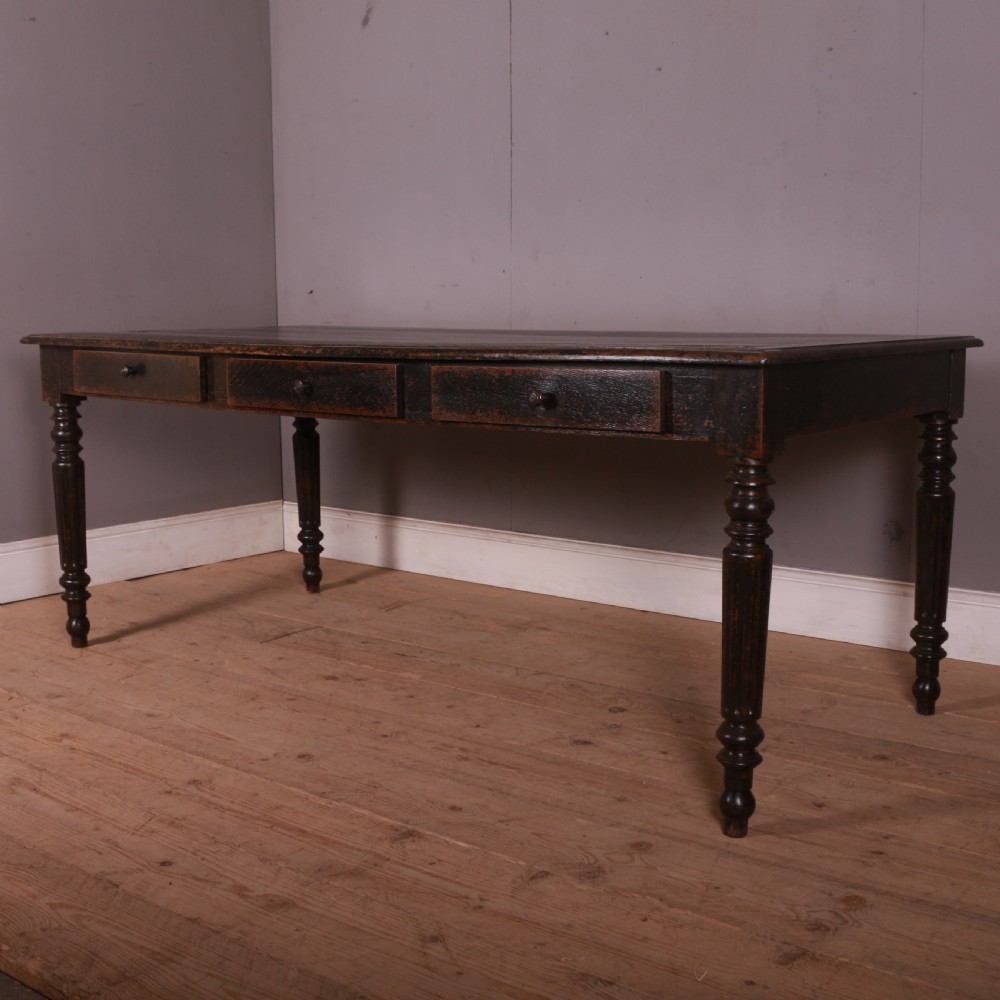 French Painted Oak Desk