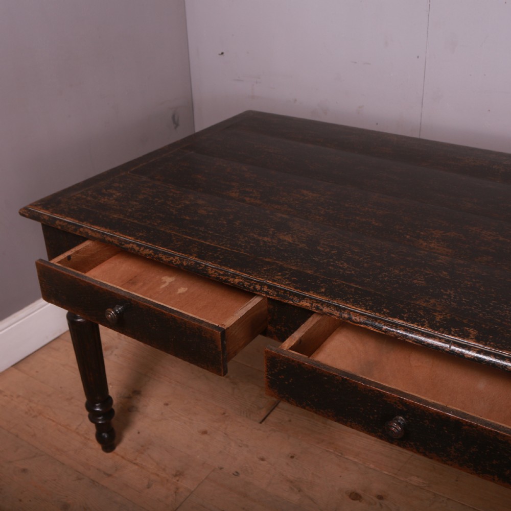 French Painted Oak Desk View V