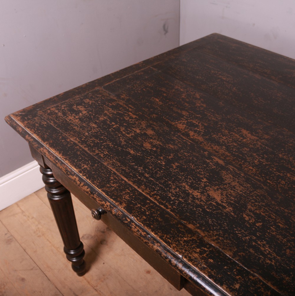 French Painted Oak Desk View VII