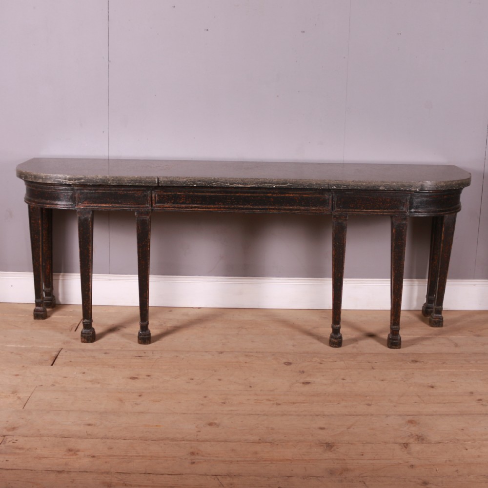 English Painted Pine Console