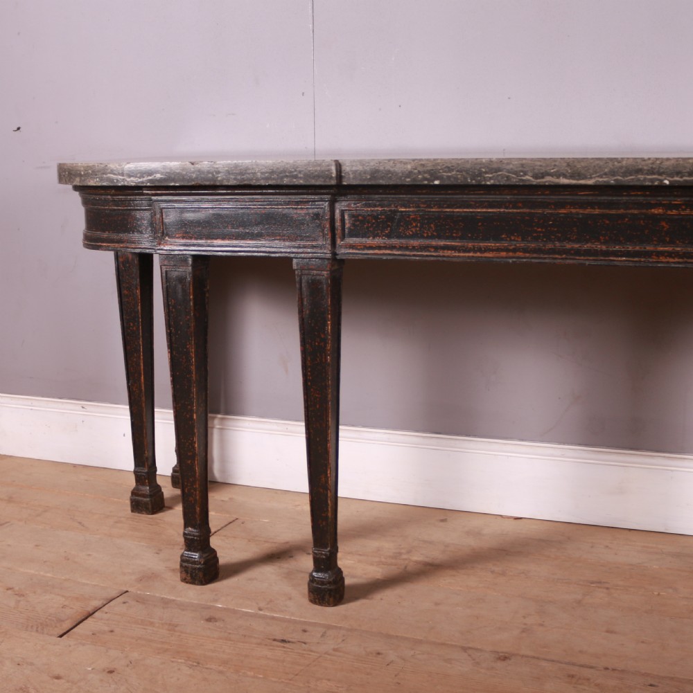 English Painted Pine Console View II