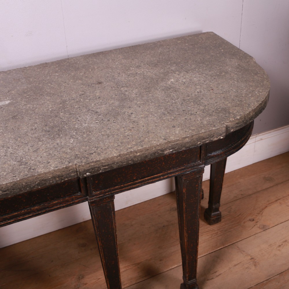 English Painted Pine Console View VI