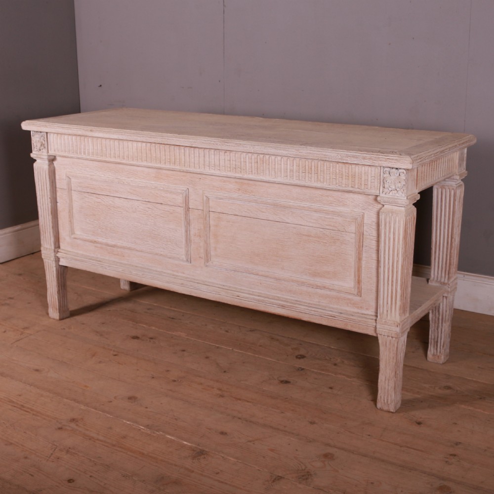 English Bleached Oak Counter View V