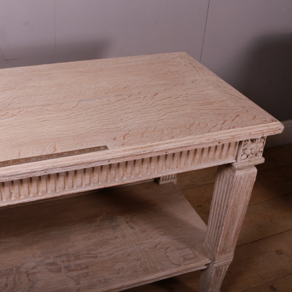 English Bleached Oak Counter View IX