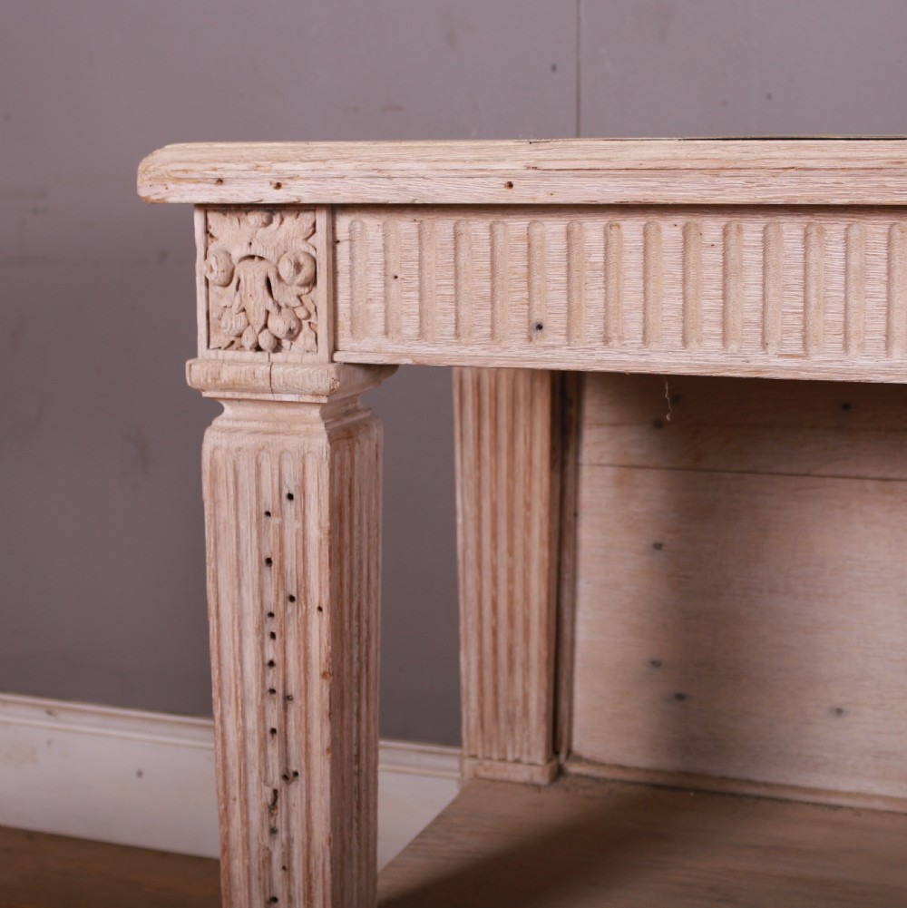 English Bleached Oak Counter View XI