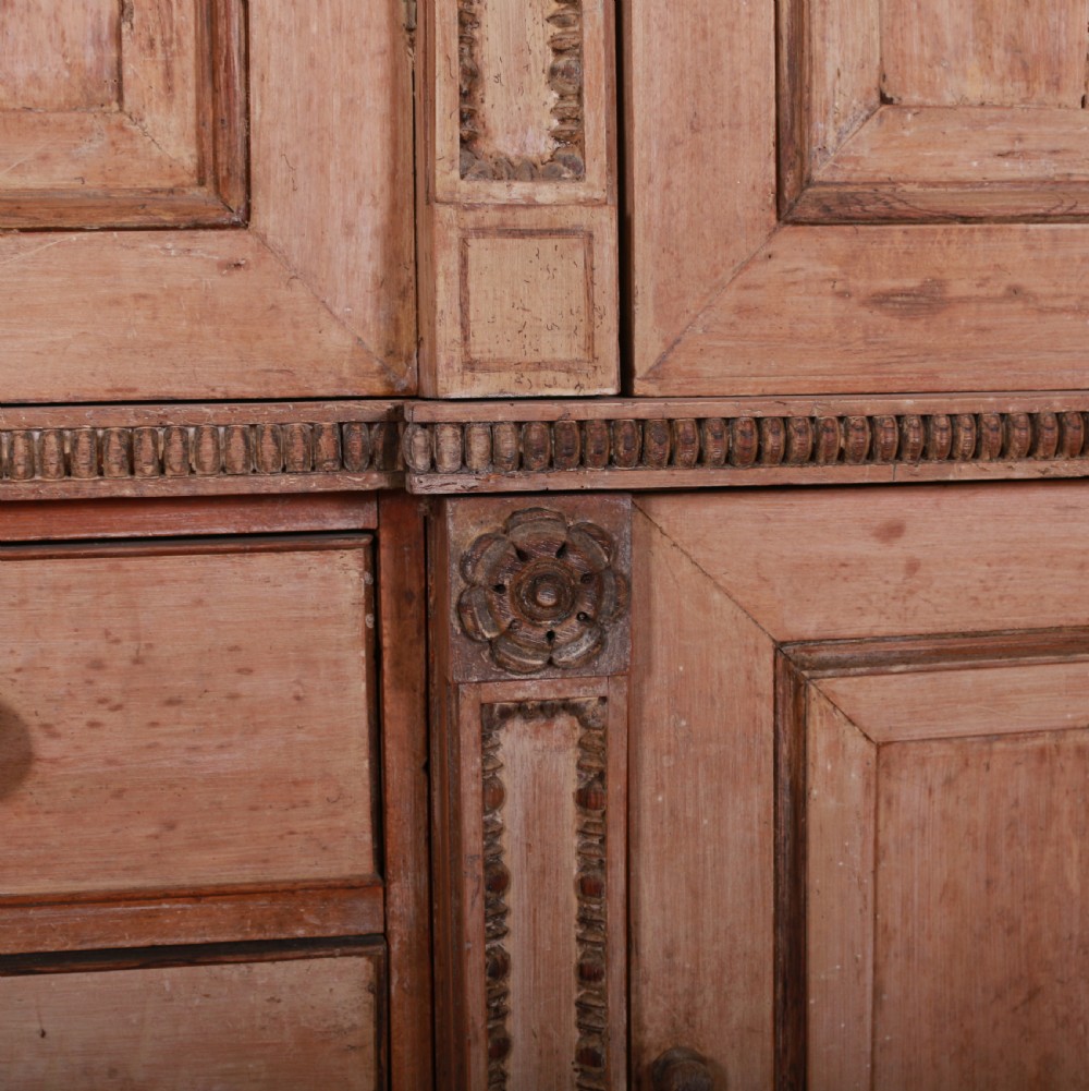 English Bleached Walnut Housekeepers Cupboard View IV