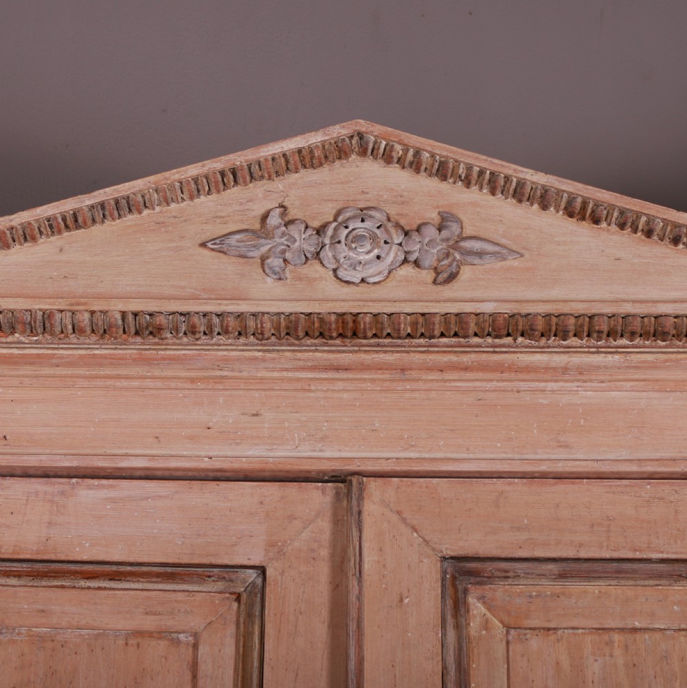 English Bleached Walnut Housekeepers Cupboard View VI