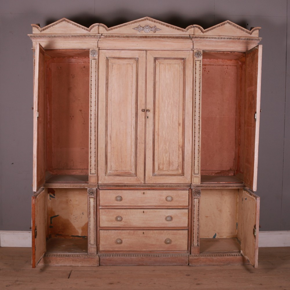 English Bleached Walnut Housekeepers Cupboard View VII