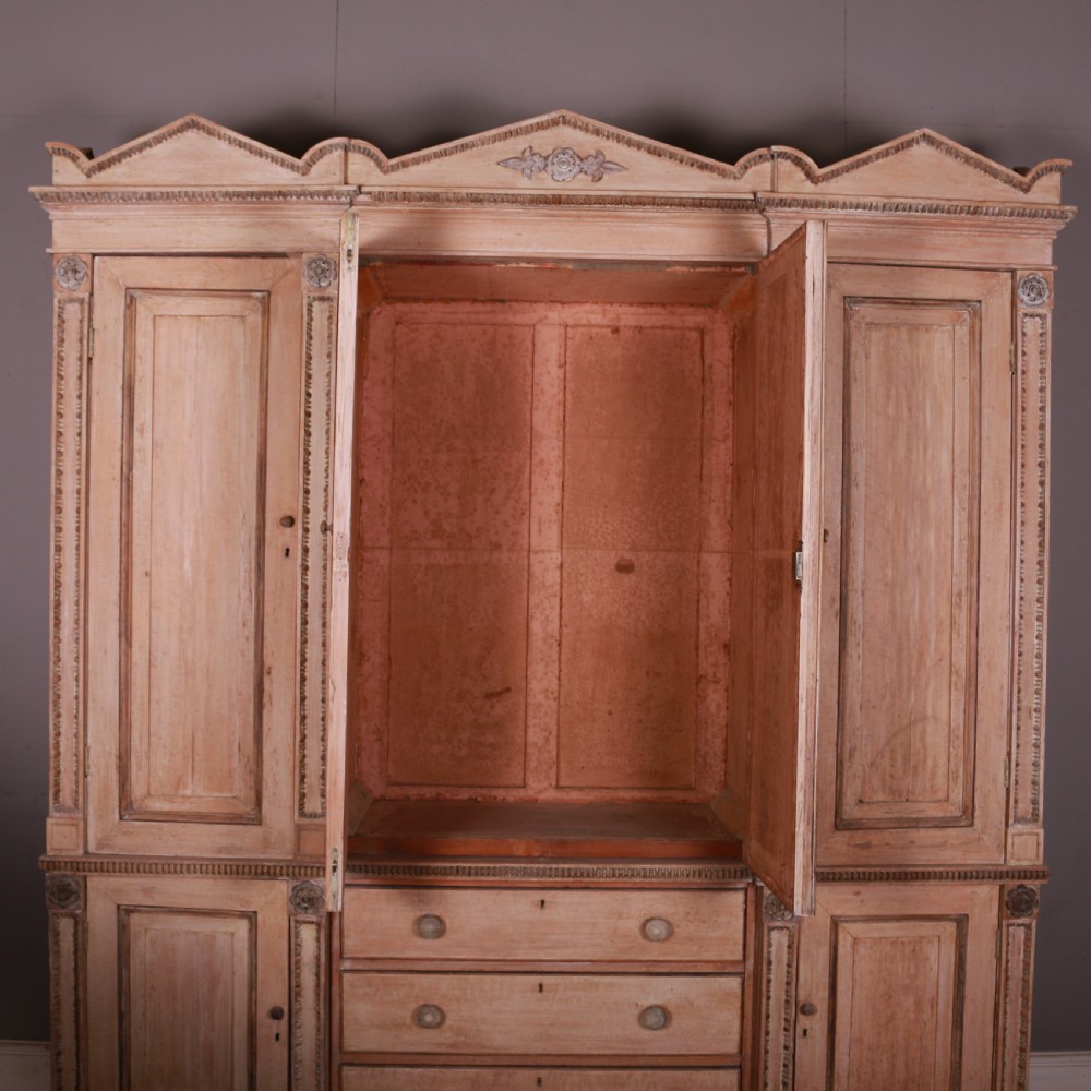 English Bleached Walnut Housekeepers Cupboard View VIII