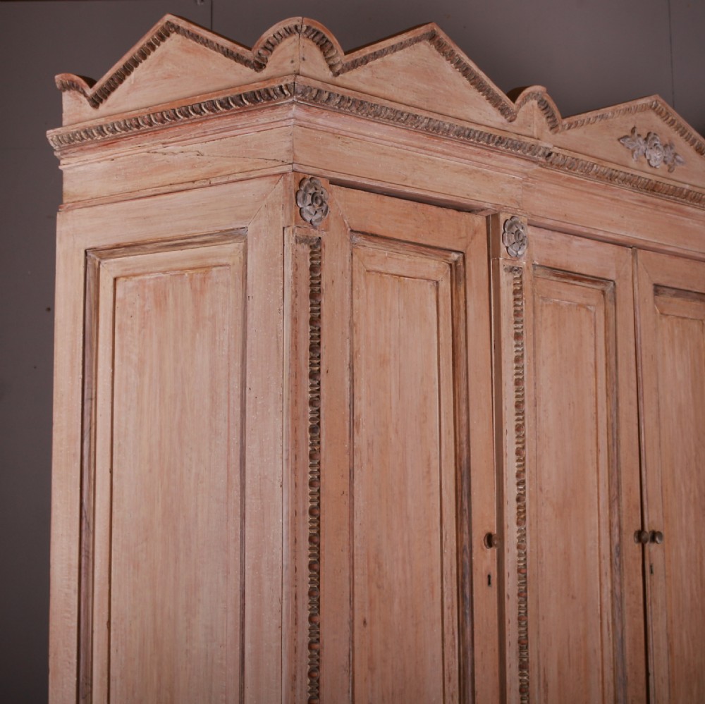 English Bleached Walnut Housekeepers Cupboard View IX