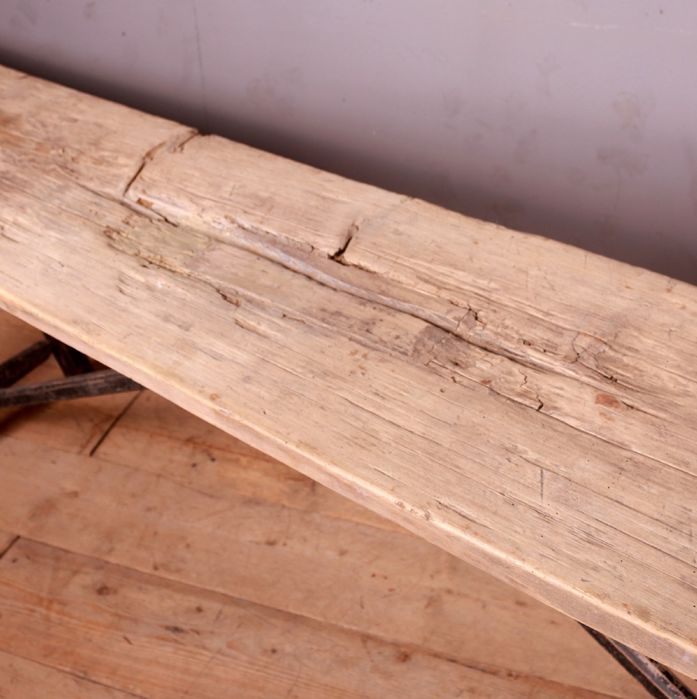 French Rustic Trestle Table View VII