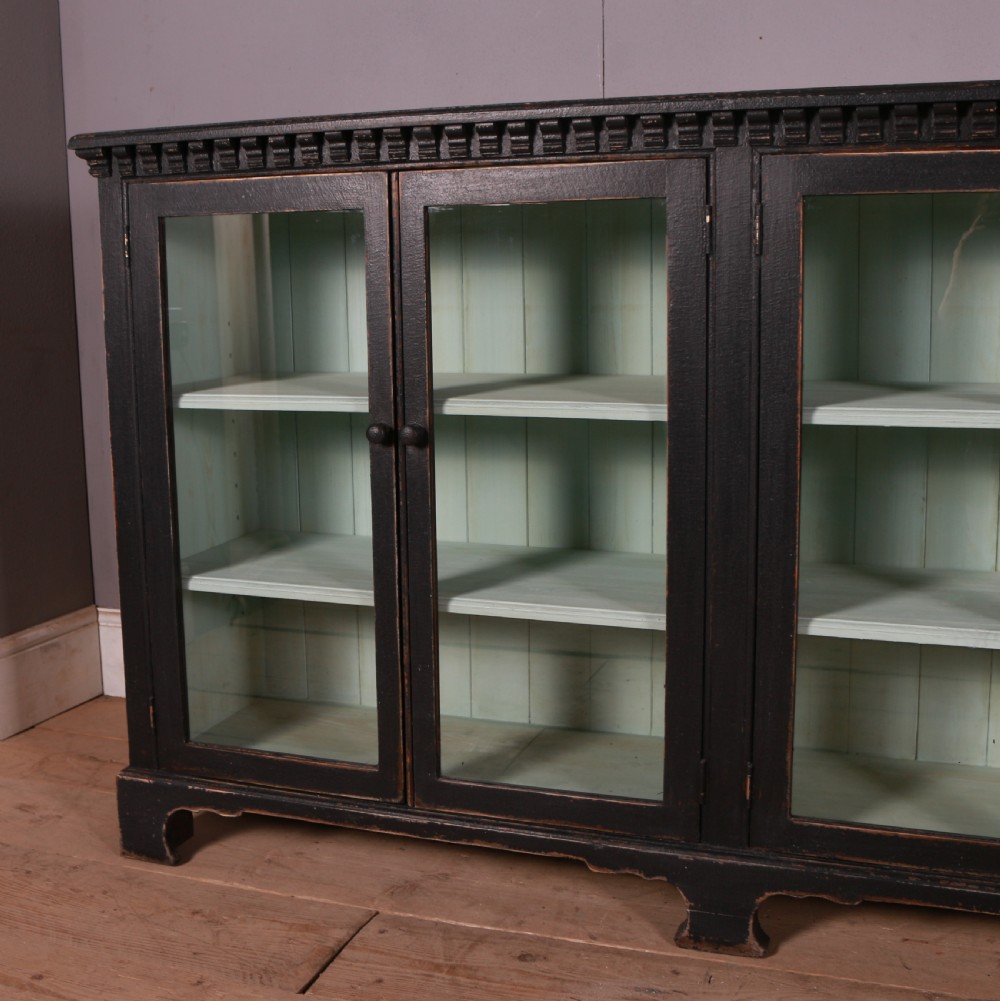 English Painted Pine Dresser Base View II