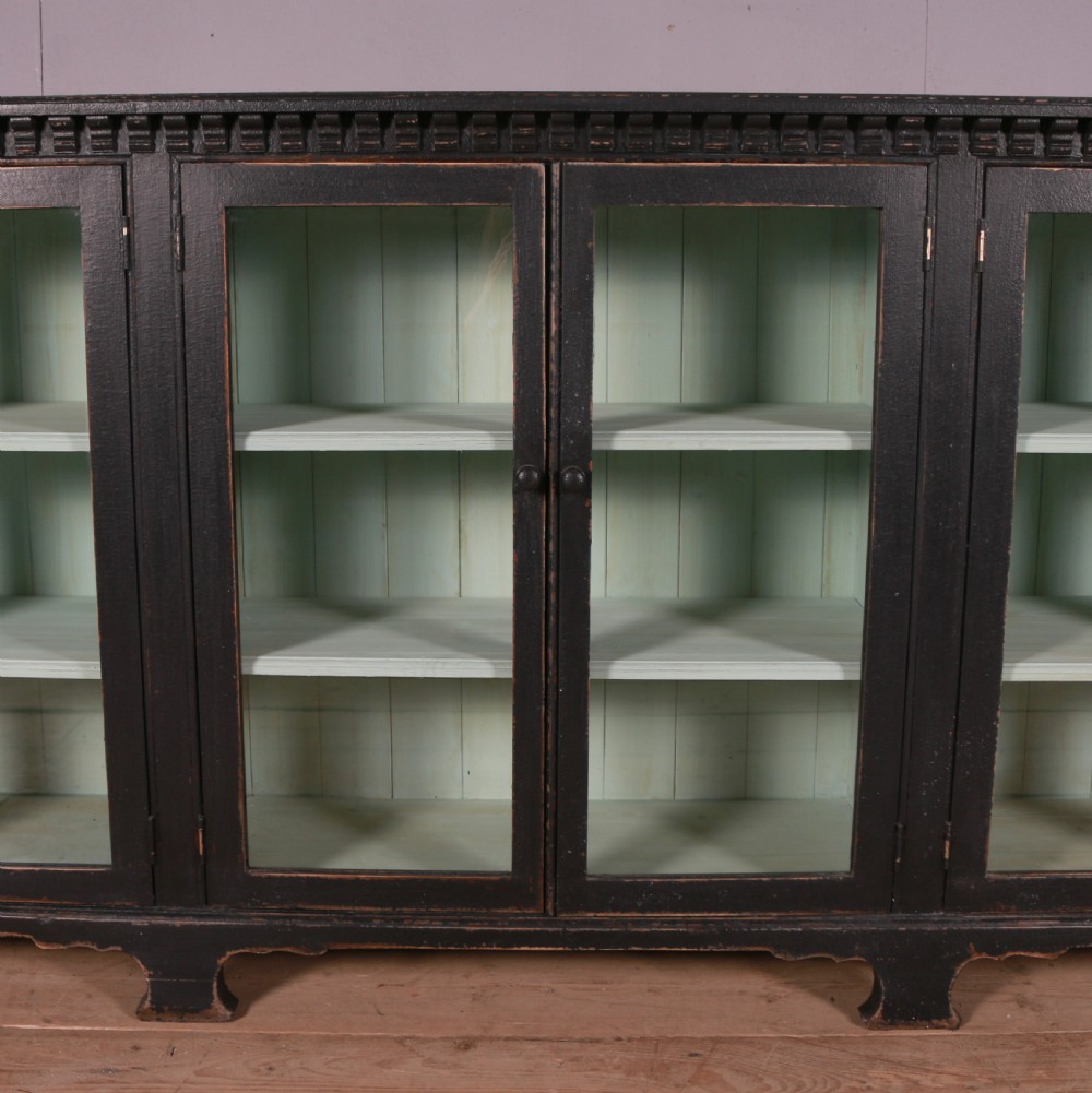 English Painted Pine Dresser Base View III