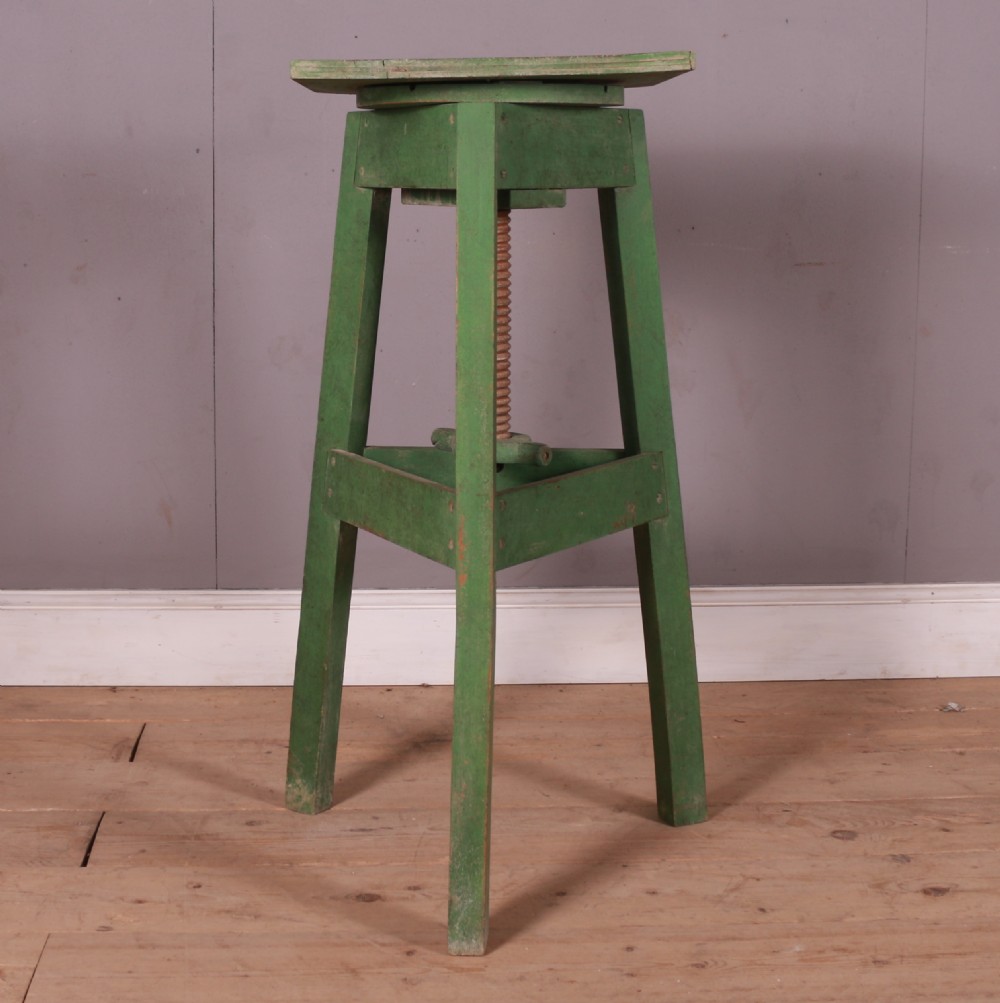 Pair of English Painted Sculpture Stands View II