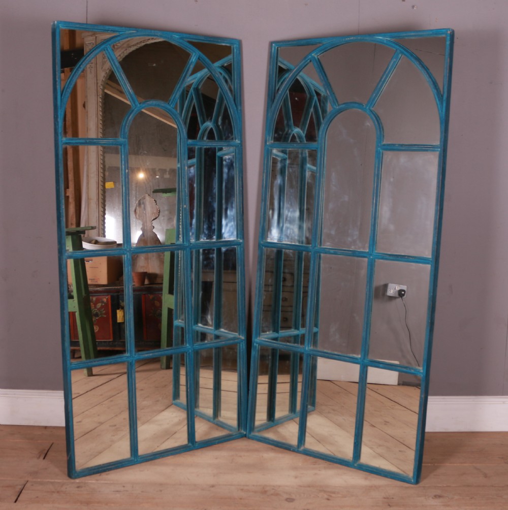 Pair of Georgian Style Window Mirrors
