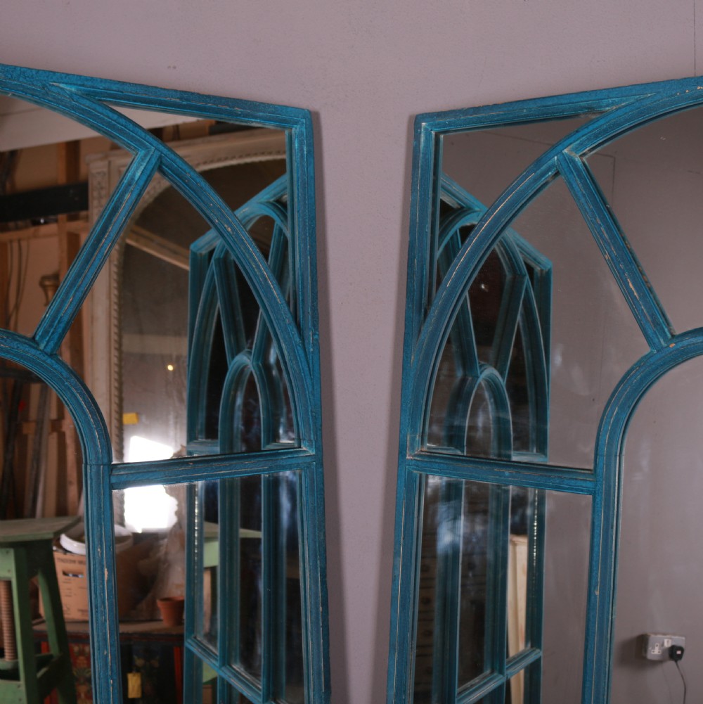 Pair of Georgian Style Window Mirrors View VI