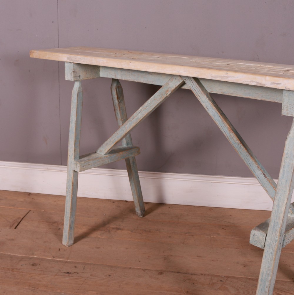 French Scrubbed Trestle Table View III