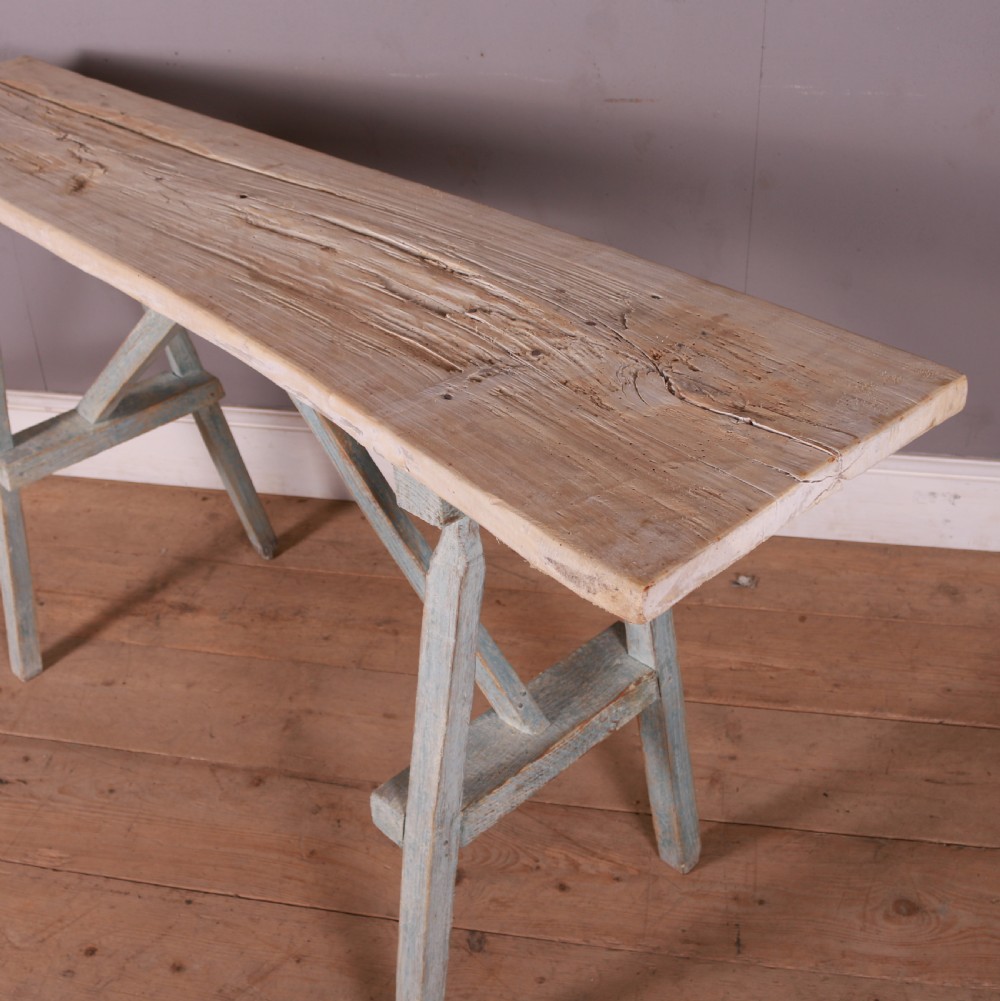 French Scrubbed Trestle Table View IV