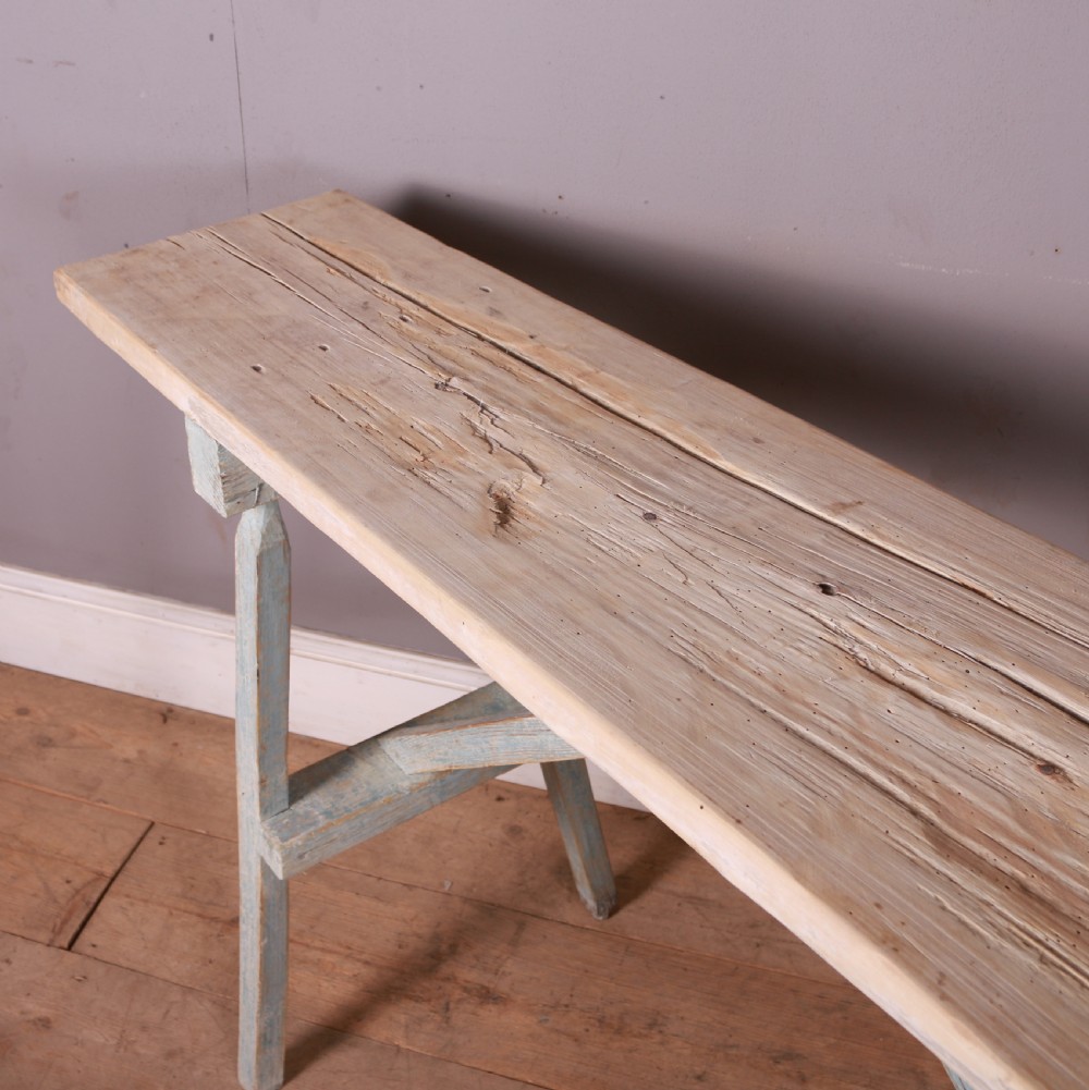 French Scrubbed Trestle Table View V