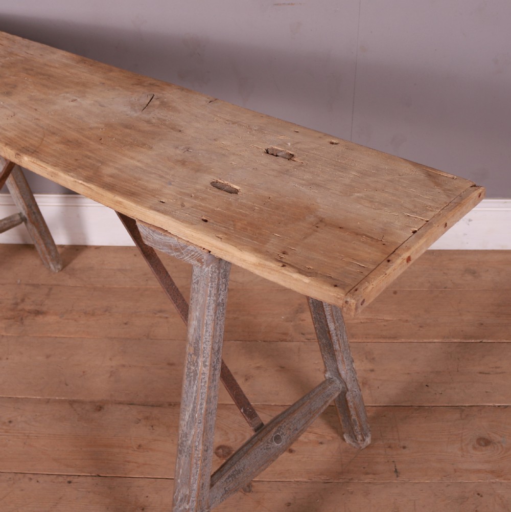 French Scrubbed Trestle Table View IV