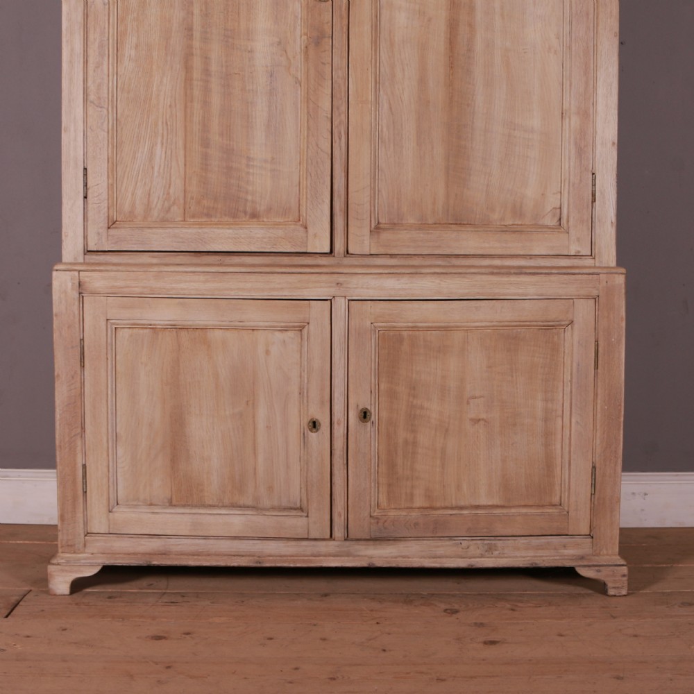 English Bleached Oak Linen Cupboard View II