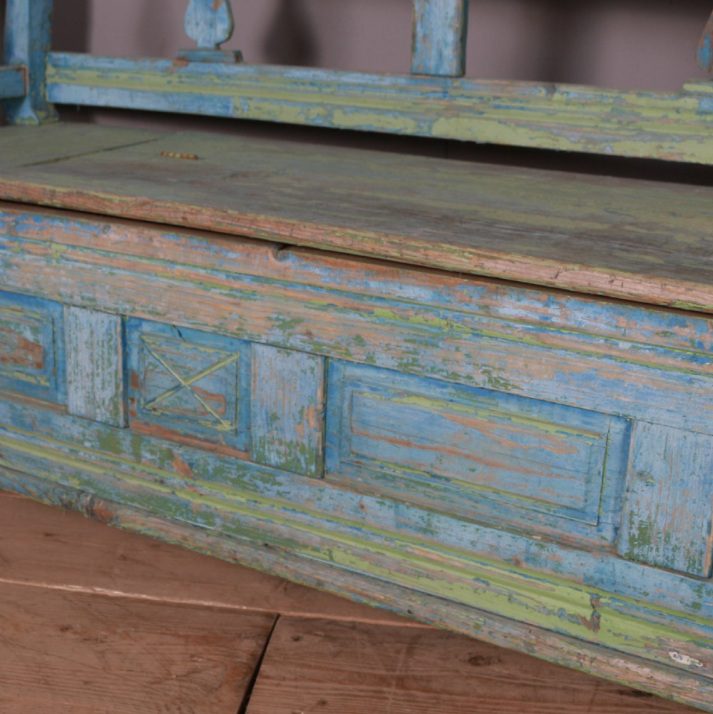Large Austrian Painted Settle View IV