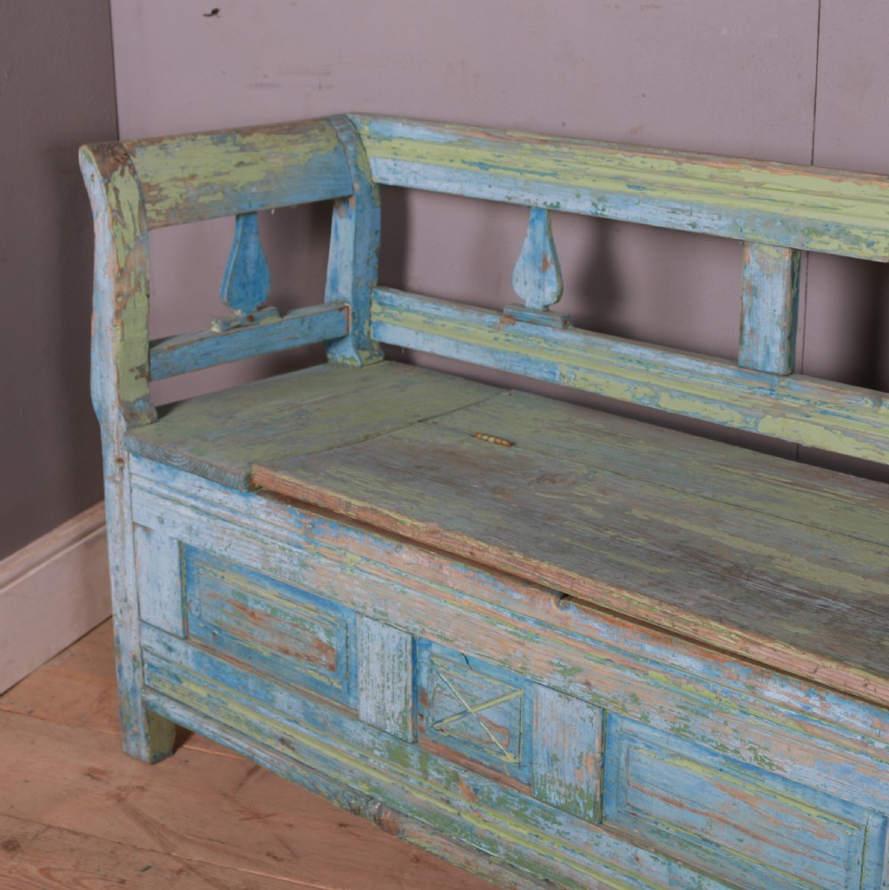 Large Austrian Painted Settle View VI