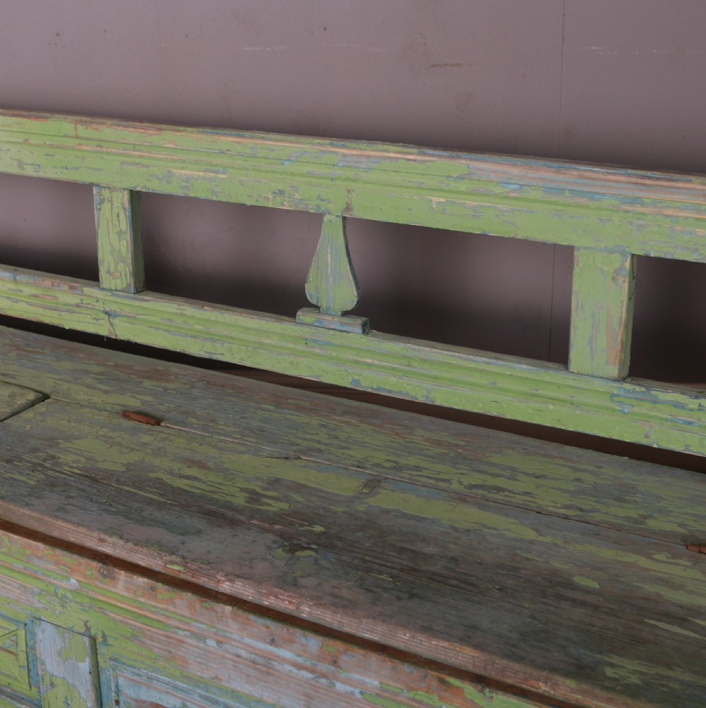 Large Austrian Painted Settle View VII