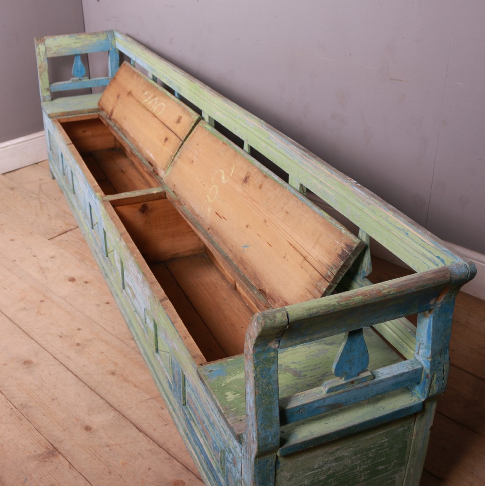 Large Austrian Painted Settle View VIII