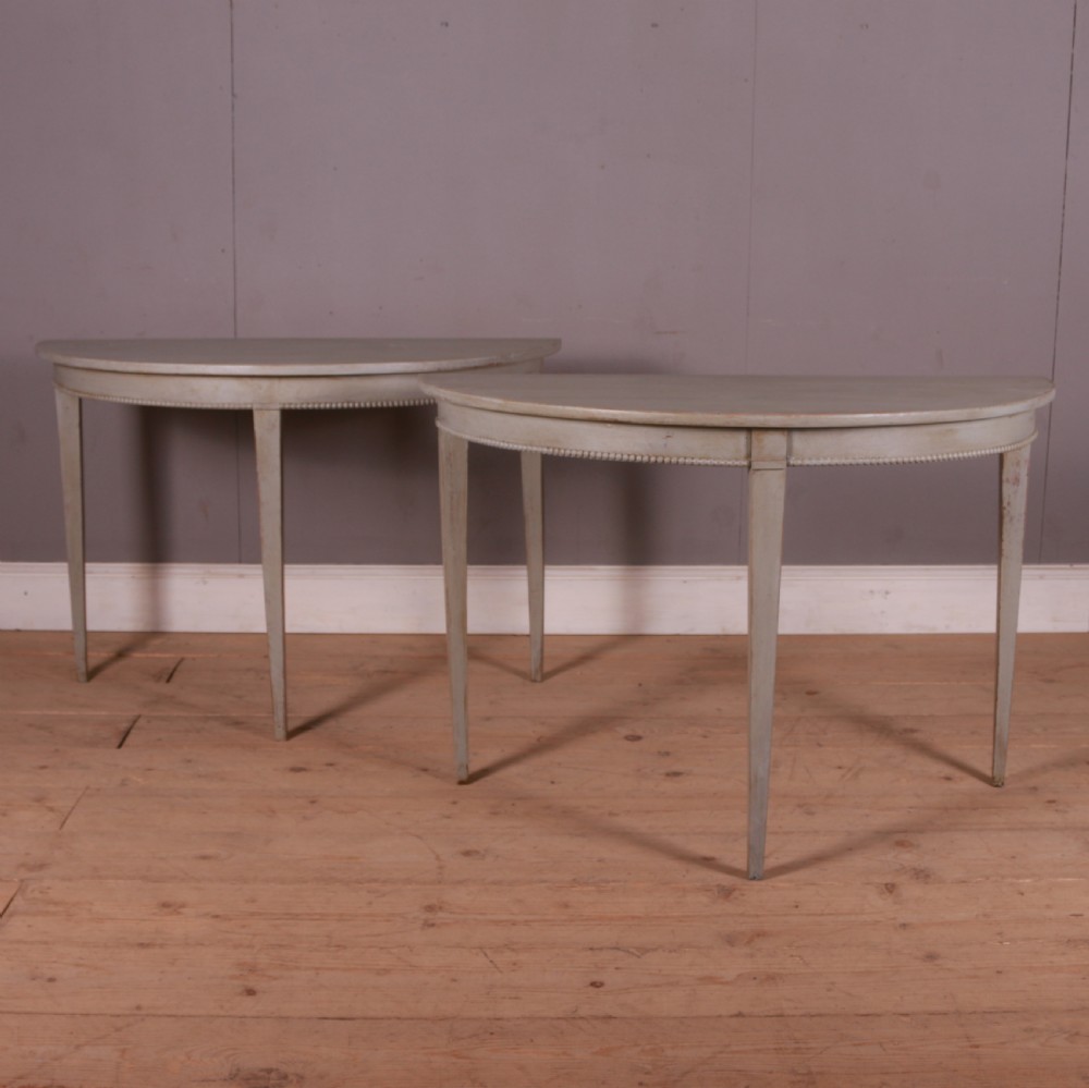 Pair of Swedish Console Tables