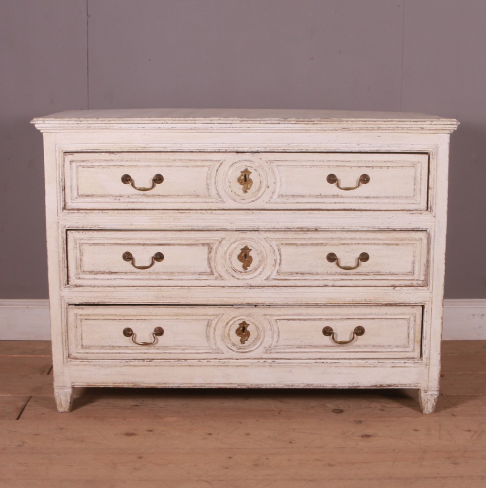 Belgian Painted Oak Commode