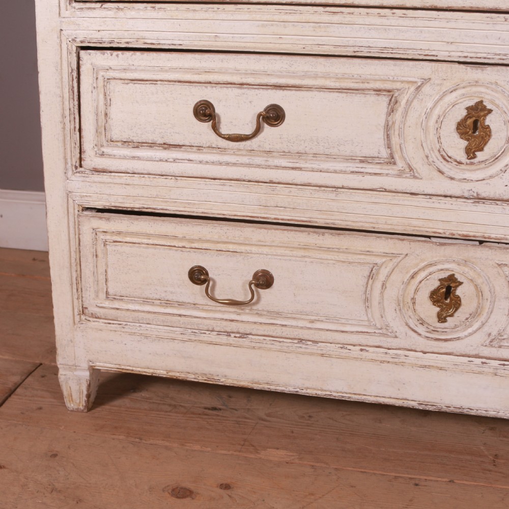Belgian Painted Oak Commode View III