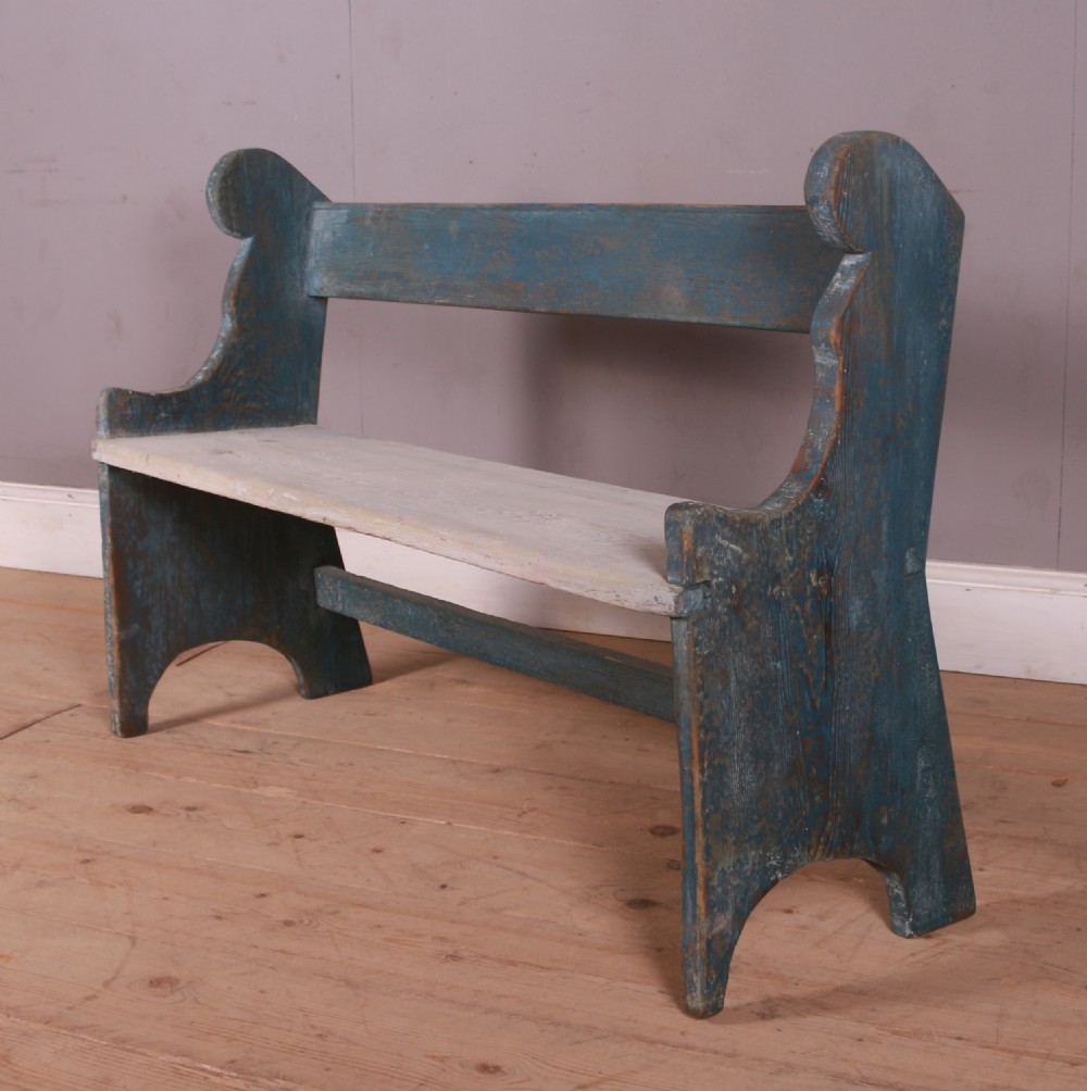 Welsh Painted Pine Settle