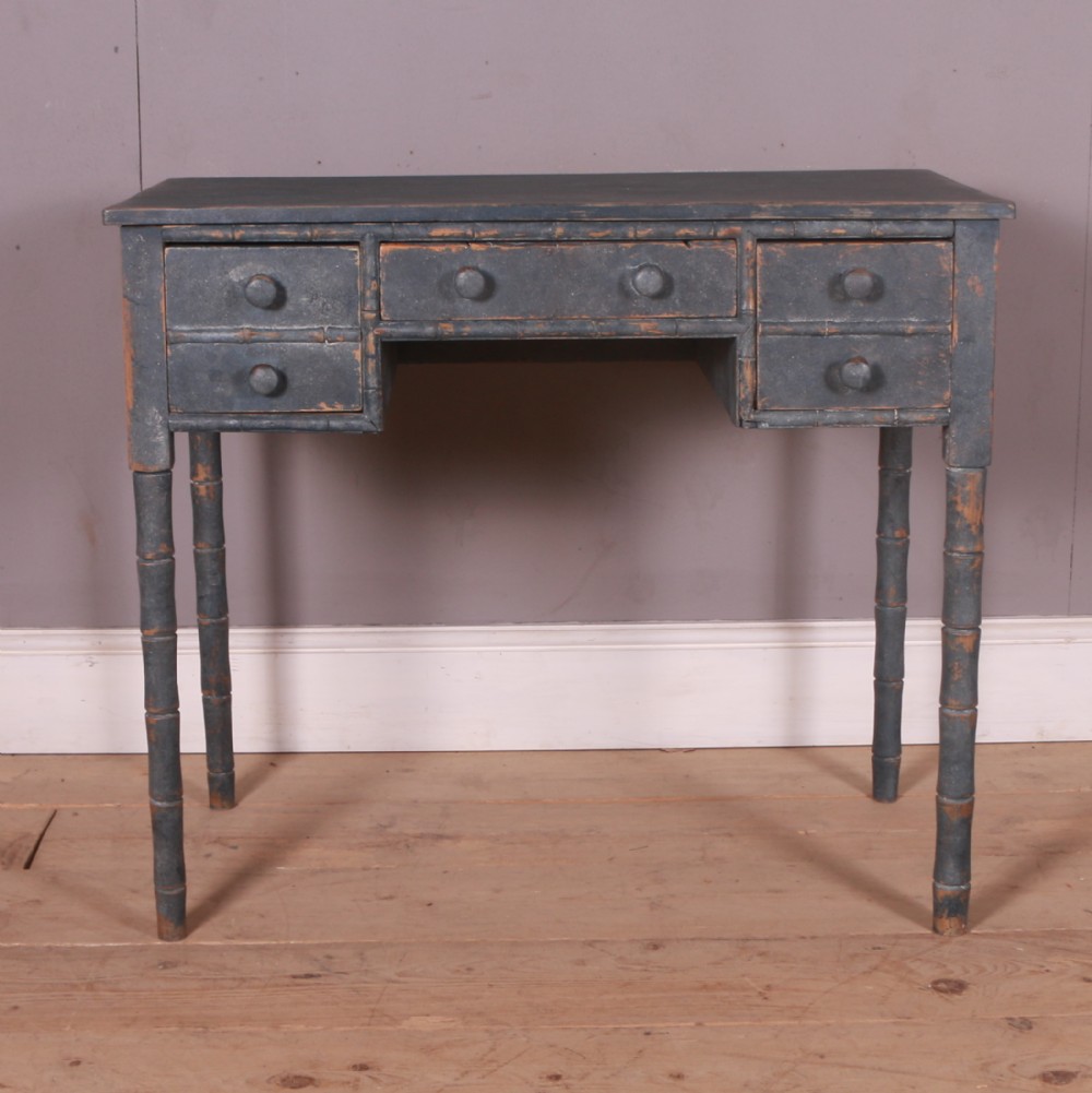 English Faux Bamboo Desk
